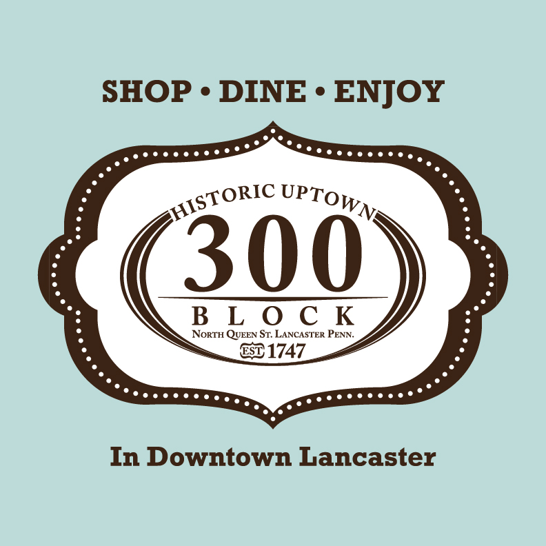 Logo design for the Historic Uptown 300 Block in Lancaster, PA